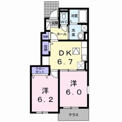 シャルムの物件間取画像